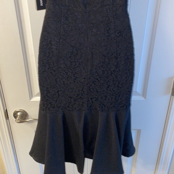 BNWT Karl Lagerfeld Paris sleeveless black cocktail dress size 4 - Picture 10 of 11